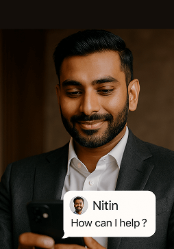  Get instant help from our team, anytime and anywhere.
